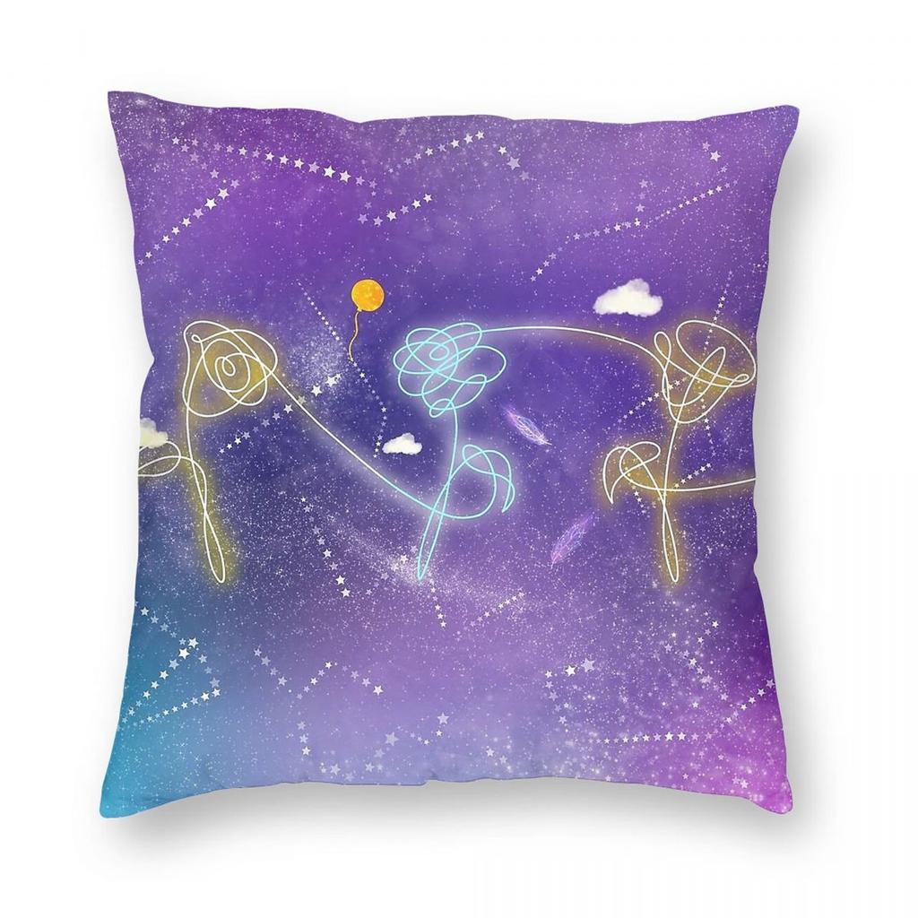 Intro Serendipity Pillowcase Polyester Linen Velvet Creative Zip Decorative Home Cushion Case