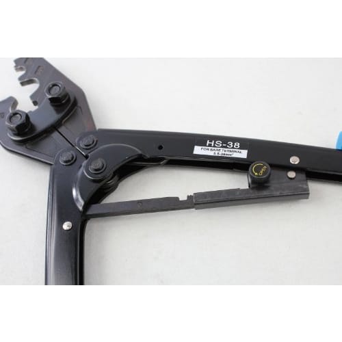 zmart Crimping Tool for Bare Crimp Terminals and Bare Sleeves, 5.5 to 38 sq., Crimping Pliers, Electrician's Pliers, Crimp Terminals, Wire Stripper, C