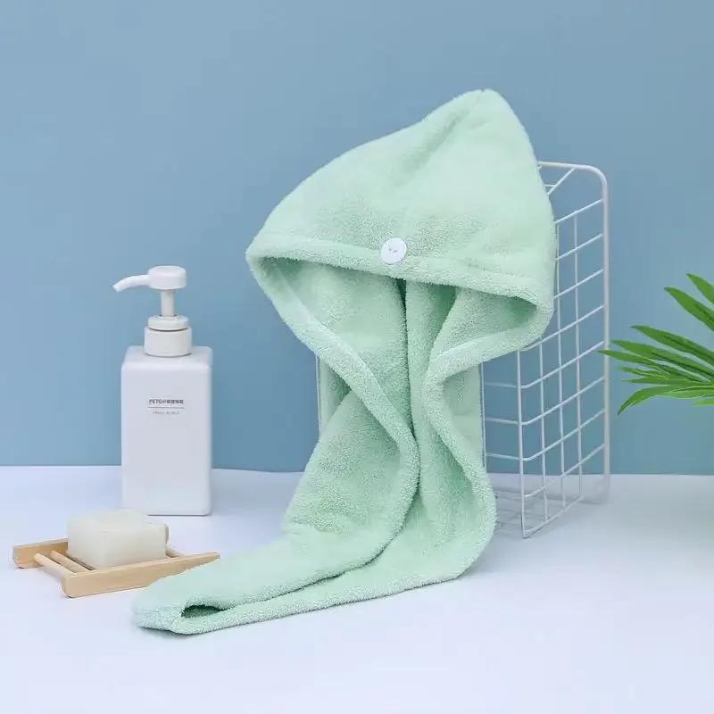 Микрофибровая повязка для сушки волос после душа, женское полотенце для девочек, быстросохнущая шапочка для волос, тюрбан, повязка на голову, аксессуары для купания