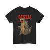 Футболка Catzilla для мужчин и женщин – Забавная футболка-гибрид Кошки и Годзиллы