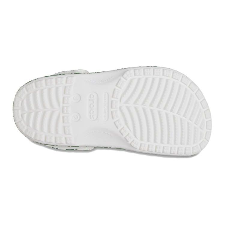 Crocs Resin Casual Fashion Kids Sandals Kids Sandals White Green 210007-3WH