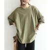 Spring and Autumn New Women's Loose Medium and Long Sweater Women's Casual Large Edition Top