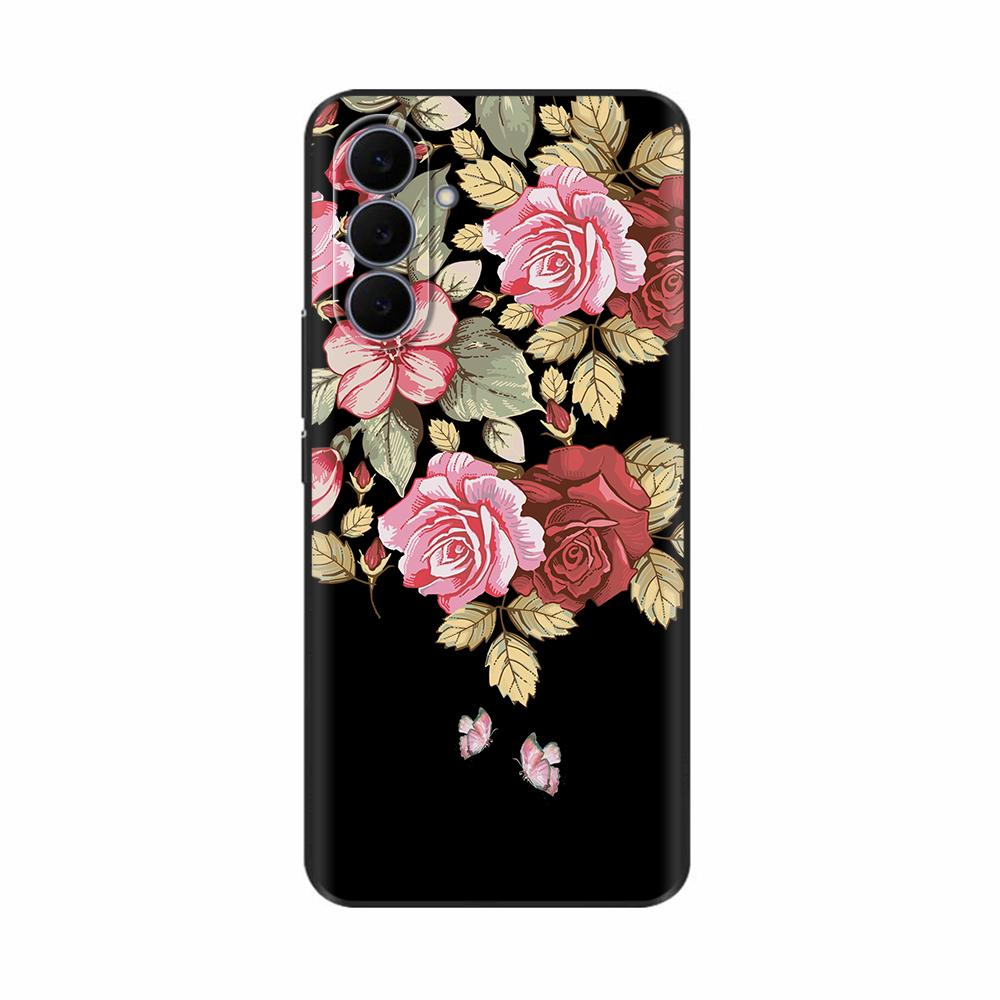 Для Samsung Galaxy S25 FE Чехол Сладкие Узоры Мягкий Жидкий Силикон Чехол Для Samsung S25 FE Чехлы Для Телефона S25FE Ударопрочный Fudnas