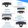 XiaomiMAIZIUP Men Back Shaver Hair Body Shaver Safety Long Handle Foldable Trimmer Body Leg Long Handle Removal Shaving Razor Tool