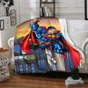 1 шт. Фланелевое одеяло Супермен Мягкое, Теплое и Уютное для Дивана, Кровати, Офиса и Путешествий Универсальный Подарок на Любой Сезон, Рождественский подарок
