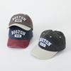 BOSTON Vintage Patchwork Детские бейсболки Весна Осень Мальчик Девочки Путешествия Солнцезащитные Кепки с козырьком Регулируемые детские шапки