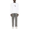 Calvin Klein Толстовка с круглым вырезом и принтом букв, мужская толстовка с длинным рукавом, белая J30J326034-YAF