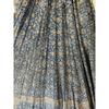 Б/у платье Kanno Textile с запахом Аджракх Индия Индиговый краситель