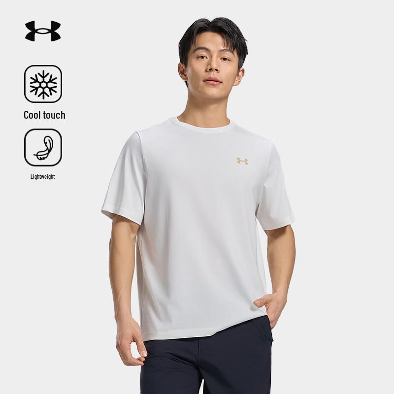 Under Armour Мужская дышащая футболка с коротким рукавом, свободного кроя, охлаждающая