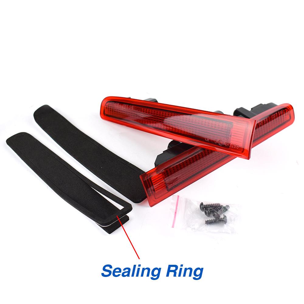 2Pcs Brake Light Left Right Barn Door High Level Third Brake Lamp Rear Light For Volkswagen For VW T5 T6 2003-2016
