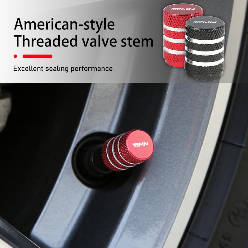 4PCS Car Styling Car Wheel Tire Valve Caps Tyre Rim Stem Air Dust Cover Tools For Toyota Gazoo Racing TRD Corolla Yaris Chr