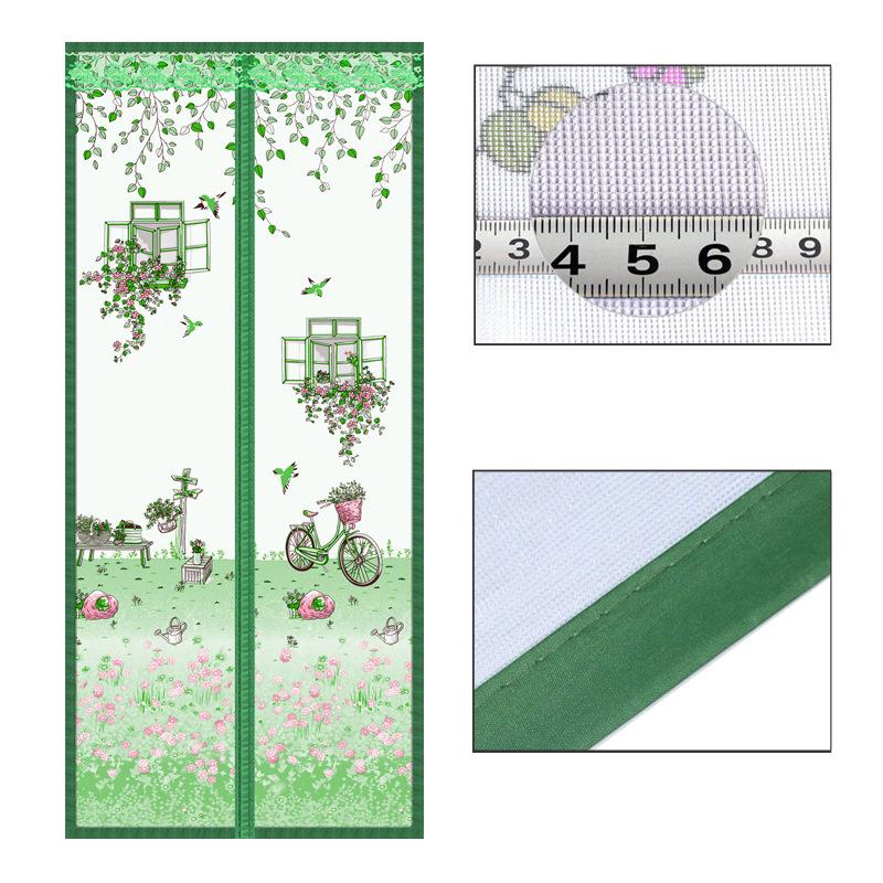 Магнитная москитная сетка без инструментов, летняя анти-жук, дверные шторы, сетка, автоматическое закрывание дверного экрана, волшебная сетка, кухонный экран