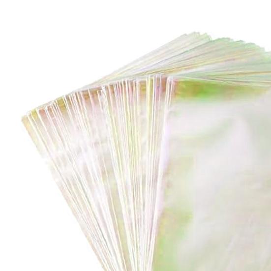 100 шт. пакеты для конфет, переливающиеся прозрачные целлофановые пакеты для вечеринок с завязками для печенья, конфеты, подарочные пакеты на Хэллоуин и Рождество