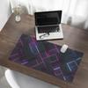 Neon Rectangles Desk Pad for Graphic Designers and Designers 90x45 cm