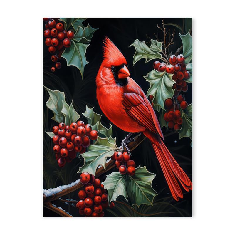 Merry Christmas Holiday Decorative Canvas Painting Nordic Santa Claus City Snow Scene Posters Living Room Wall Art Home Decor