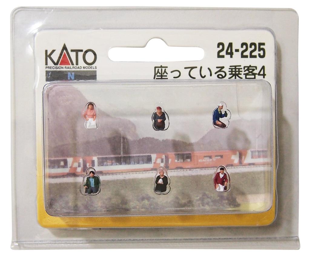KATO N Gauge Сидящий Пассажир 4 Диорама Принадлежности 24-225