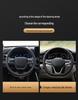 Оригинальная кожаная и замшевая карбоновая накладка на руль для Hongqi H5/H9/EQM5/H7/EHS9