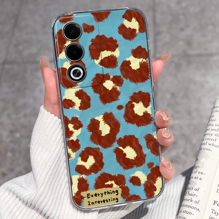 Роскошный противоударный чехол для телефона Oppo A3 A5 A1 Pro A3x AX5 AX5s A7 A8 Ace2 с милыми цветочными узорами, прозрачная защита из ТПУ, задняя крышка для корпуса Oppo