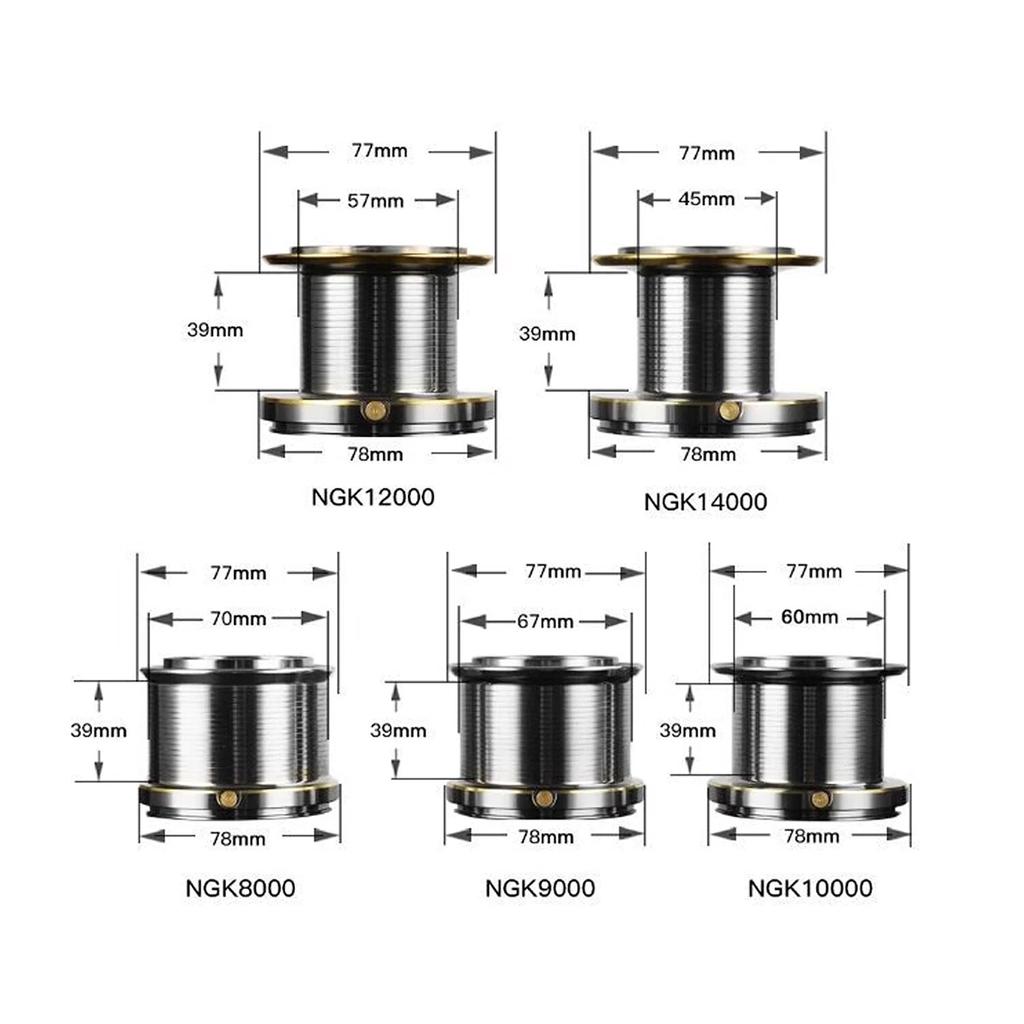 Stainless Steel Bearing Spinning Fishing Reel 8000 9000 10000 12000 14000 25KG Powerful Reel Saltwater Fresh Water Drag