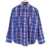 ENGINEERED GARMENTS Сделано в США Рубашка с длинным рукавом в клетку XS Синяя Мужская Б/у