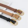 Роскошный дизайн замшевый кожаный ремень модные брючные платья ремни подарки пряжка пояс