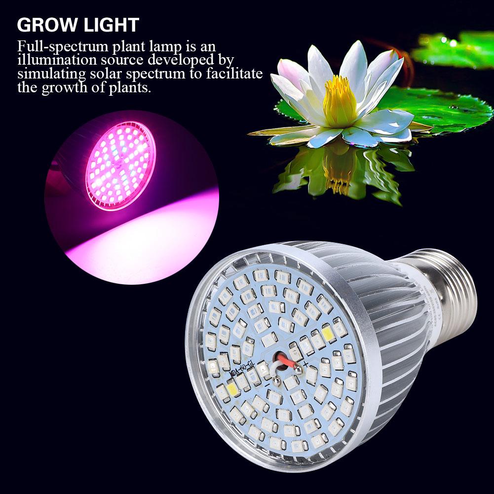 60 Вт 60LED полный спектр лампа для выращивания растений лампа для гидропонного выращивания цветов