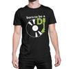 Футболка унисекс премиум-класса Born Be A Dj Vinyl Deejay Deejaying Record
