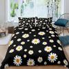 Желтый ромашка пододеяльник комплект милый цветочный комплект постельного белья для детей девочек садовые цветы королевский пододеяльник с наволочкой