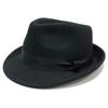 BASIQUENTI Premium Charm Felt Hat Wool Available In 2 Black (High-Quality / Sizes) Unisex, Medium,