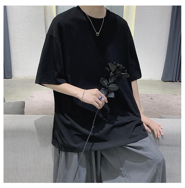 2024 Мужские хлопковые футболки с коротким рукавом, летняя футболка для мужчин и женщин, свободная повседневная базовая рубашка с круглым вырезом, однотонная, большого размера