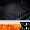 Car AUTO Trunk Mat ALL Weather Tail Boot Luggage Pad Carpet Flat Side Cargo Liner Cover For NISSAN Maxima 2016 2017