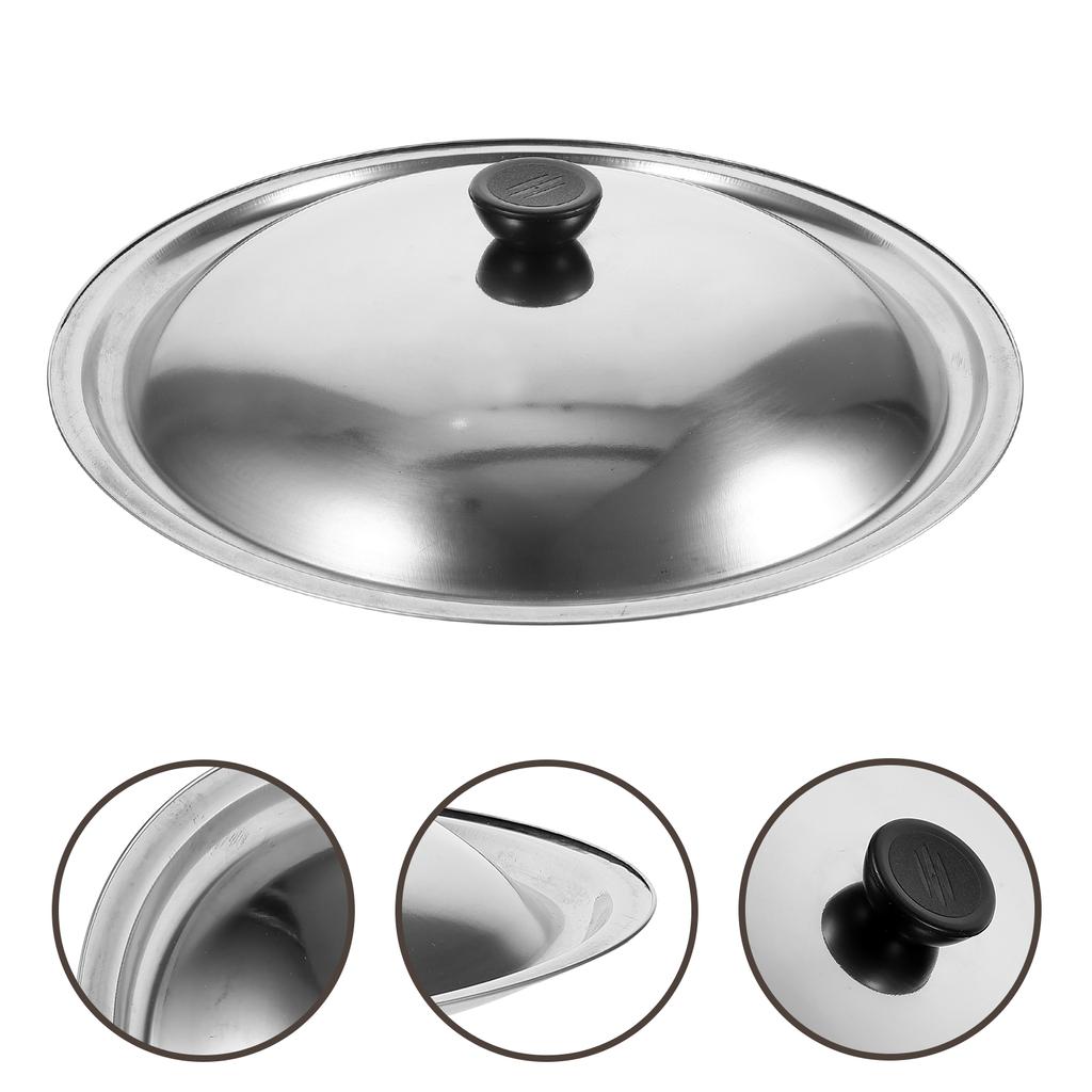 Universal Lid for Pots Pans Cookware Cover Cooking Utensils Stainless Steel Lids