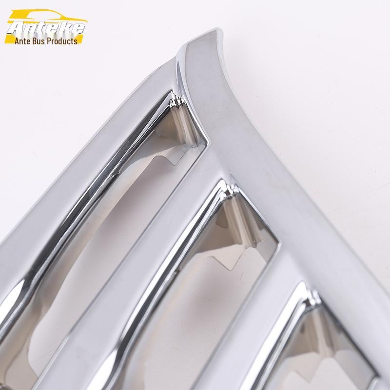 Fits 2015-2019 Vezel: Center Grille Bright Ring & Front Lip Anti-Scratch Sticker.