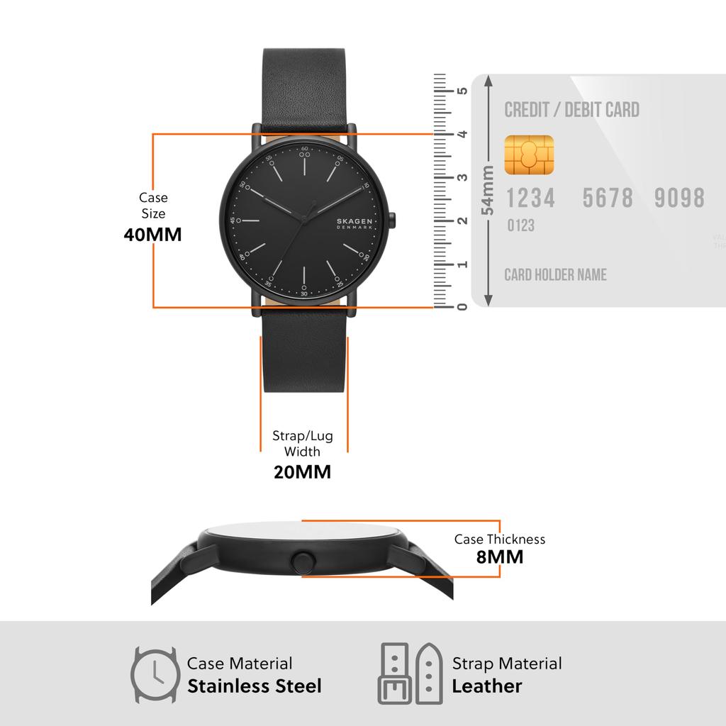 Watch SIGNATUR SKW6902 Black [Skagen] Men's