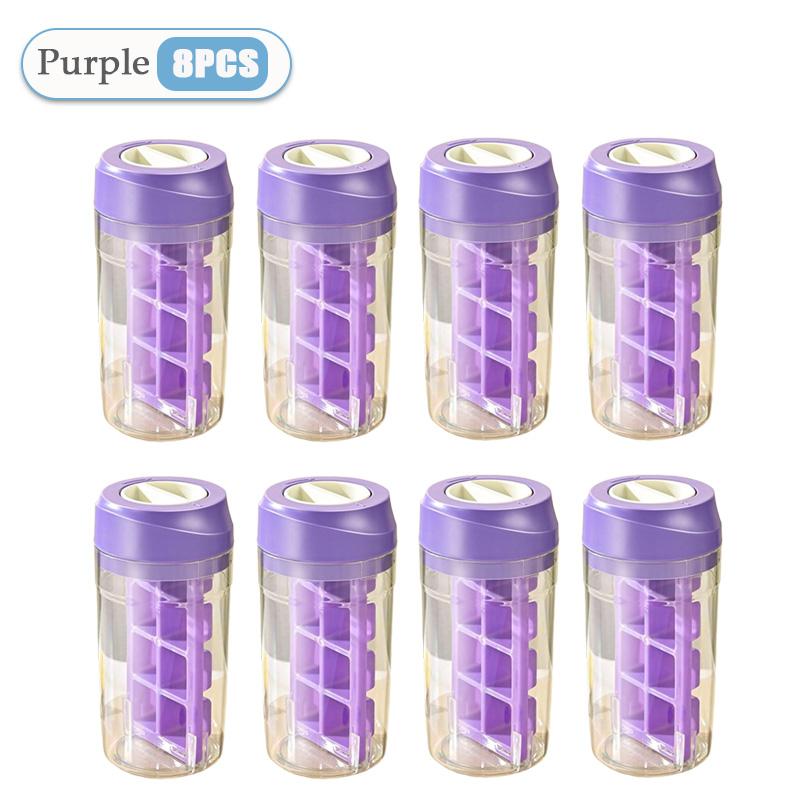 1-8PCS Twist Ice Mold Food-grade 2-in-1 Ice-make Pressing Mould Ice Drink Bottle Silicone Ice Cube Tray Outdoor Beverage Cup