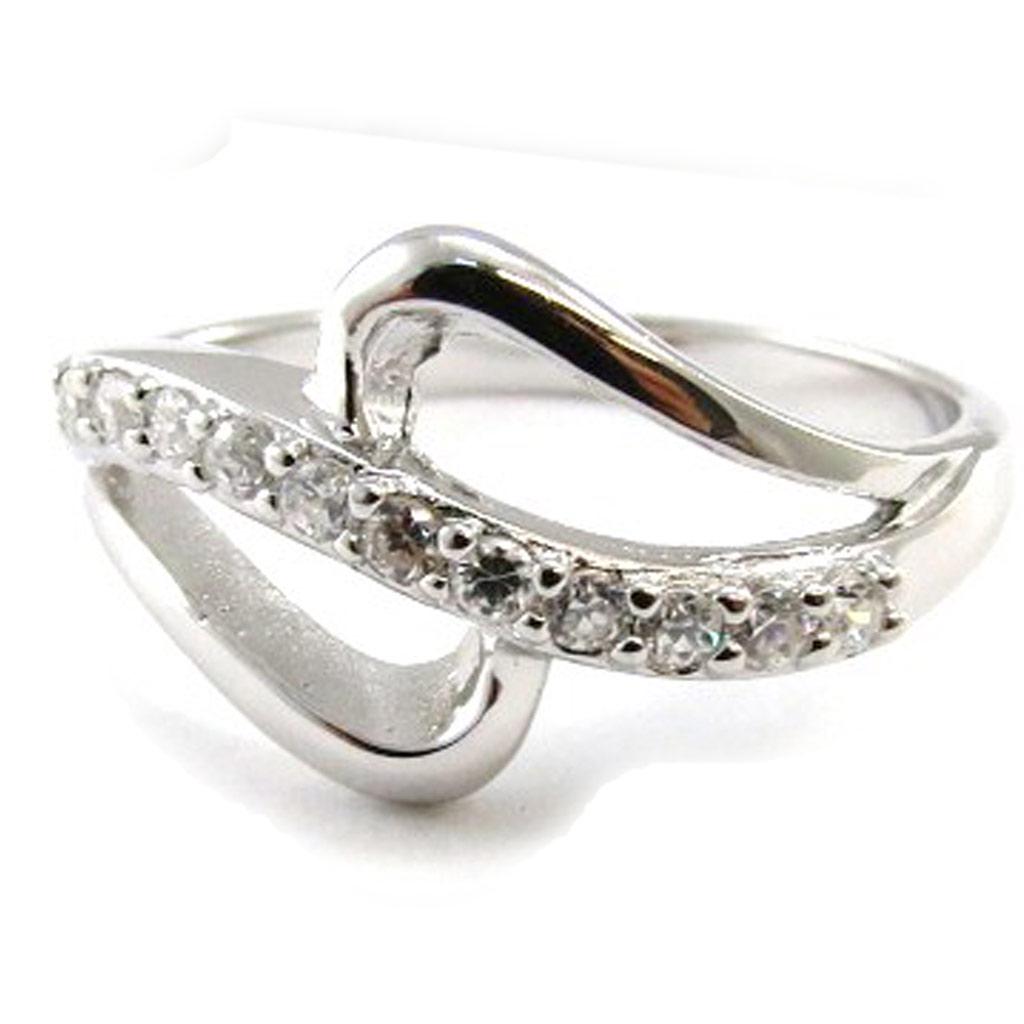 White 'Goddess' Silver Ring