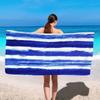 Ultra-Absorbent Striped Beach & Bath Towel - Thick, Soft, Microfiber