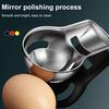Stainless Steel Egg Yolk Separator Professional Grade Baking Tool with Hanging Hook Precision Filter Kitchen Gadget