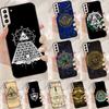 Чехол Funda с символом Глаз Пирамиды для Samsung Galaxy S25 Ultra S9 S10 S20 S21 FE S22 S23 Plus S24 Ultra