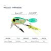 8g Fishing Lure Hard Baits Minnow Lure with Double Hook Swimbait Fishing Baits Crankbait Sinking Lure for Trout