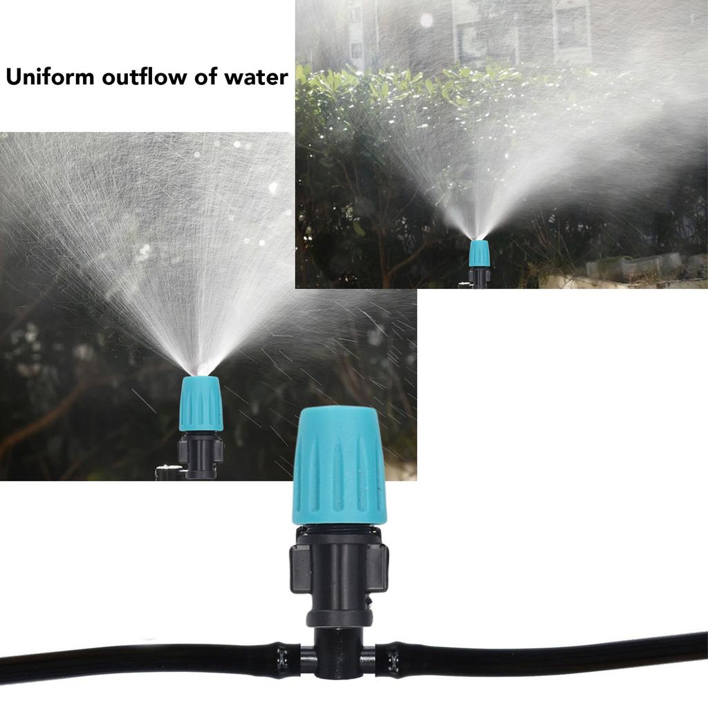 10м Набор для микрокапельного полива теплицы с трубкой, регулируемым соплом, системой полива сада для садовой грядки, двора, газона