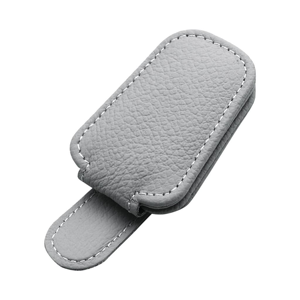 1 упаковка держателей солнцезащитных очков для автомобильного козырька - магнитный кожаный держатель для солнцезащитных очков и зажим для карт - аксессуары для автомобильного козырька