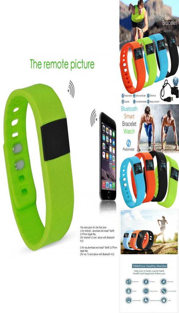 Lowcost Smart Health Bracelet With Step Calorie And Time Tracking For Fitness Enthusiasts