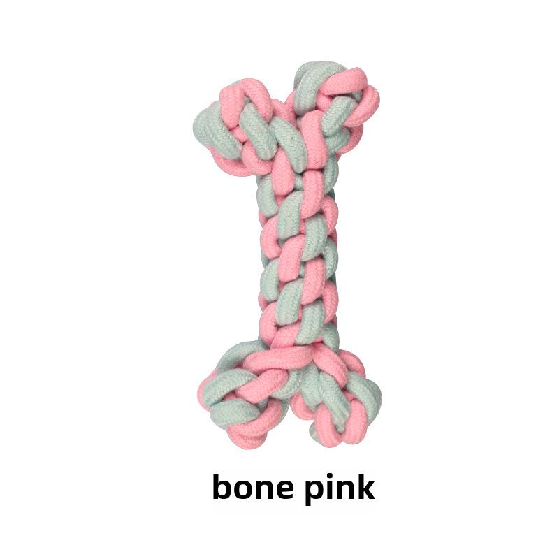 Игрушки для прорезывания зубов у щенков из хлопчатобумажного узелка, устойчивые к жеванию - Основы дрессировки маленьких собак