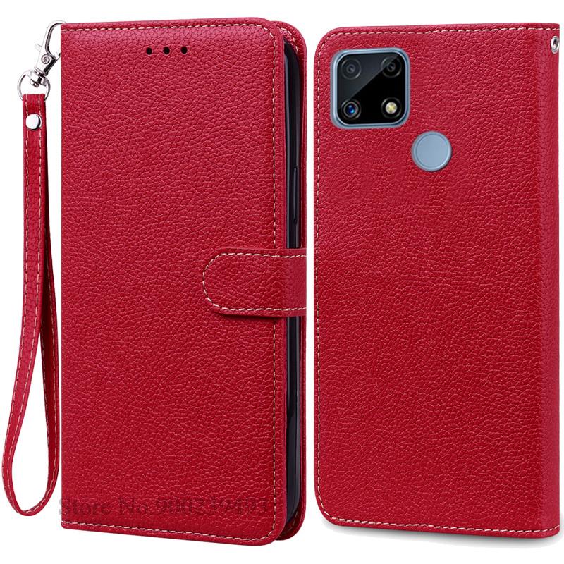 Чехол RealmeC25 C25 s C25 Y, силиконовый кожаный чехол-кошелек для OPPO Realme C25, чехол C25S Fundas для Realme C25Y, чехол Fundas