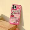Корейский модный прозрачный чехол для телефона с рисунком девушки для iPhone 15 14 13 12 11 Pro Max Coque XS MAX XR X 8 7 Plus SE 2022 3, мягкий прозрачный чехол из ТПУ для телефона