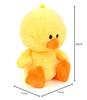 NICI Plush Chick, German-made, Fluffy Animal, Yellow, 17cm W x 11cm D x 25cm H, 4012390910506