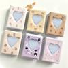 Cute Bear Photo Album 3 Inch Love Heart Hollow Picture Storage Case Kpop Card Binder Name Card Book Photocard Holder