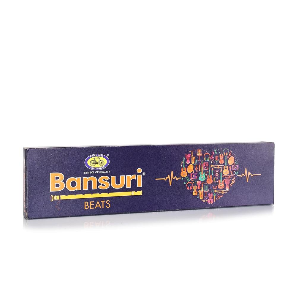 Cycle Pure Bansuri Beats Агарбатти Мускус Благовония Палочки 100 г Упаковка из 2 штук для Пуджи и Расслабления