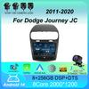 Android 14 Автомобильное радио Carplay Auto для Dodge Journey JC 2011 2012 2013 - 2020 GPS Мультимедийный проигрыватель 360 Камера Видео 2 Din Стерео
